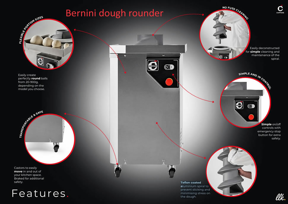 Cuppone Bernini dough rounder